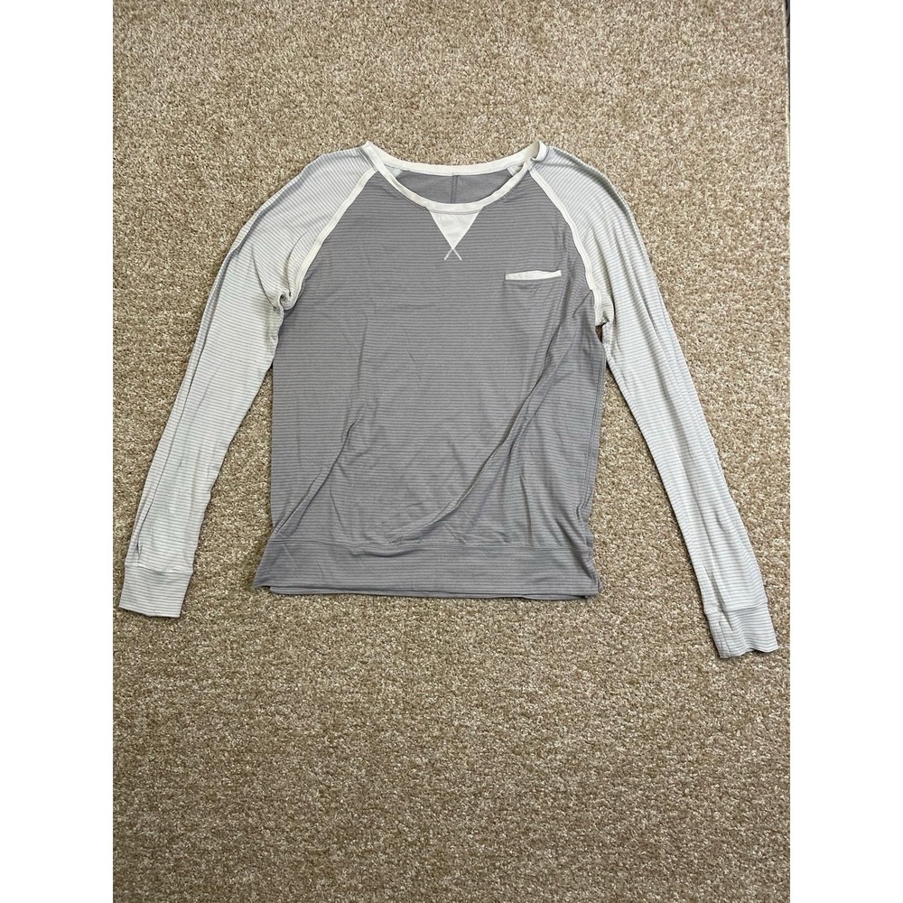 Lululemon Shirt Mens S Beat The Heat Back Tie Long Sleeve Top Open‎